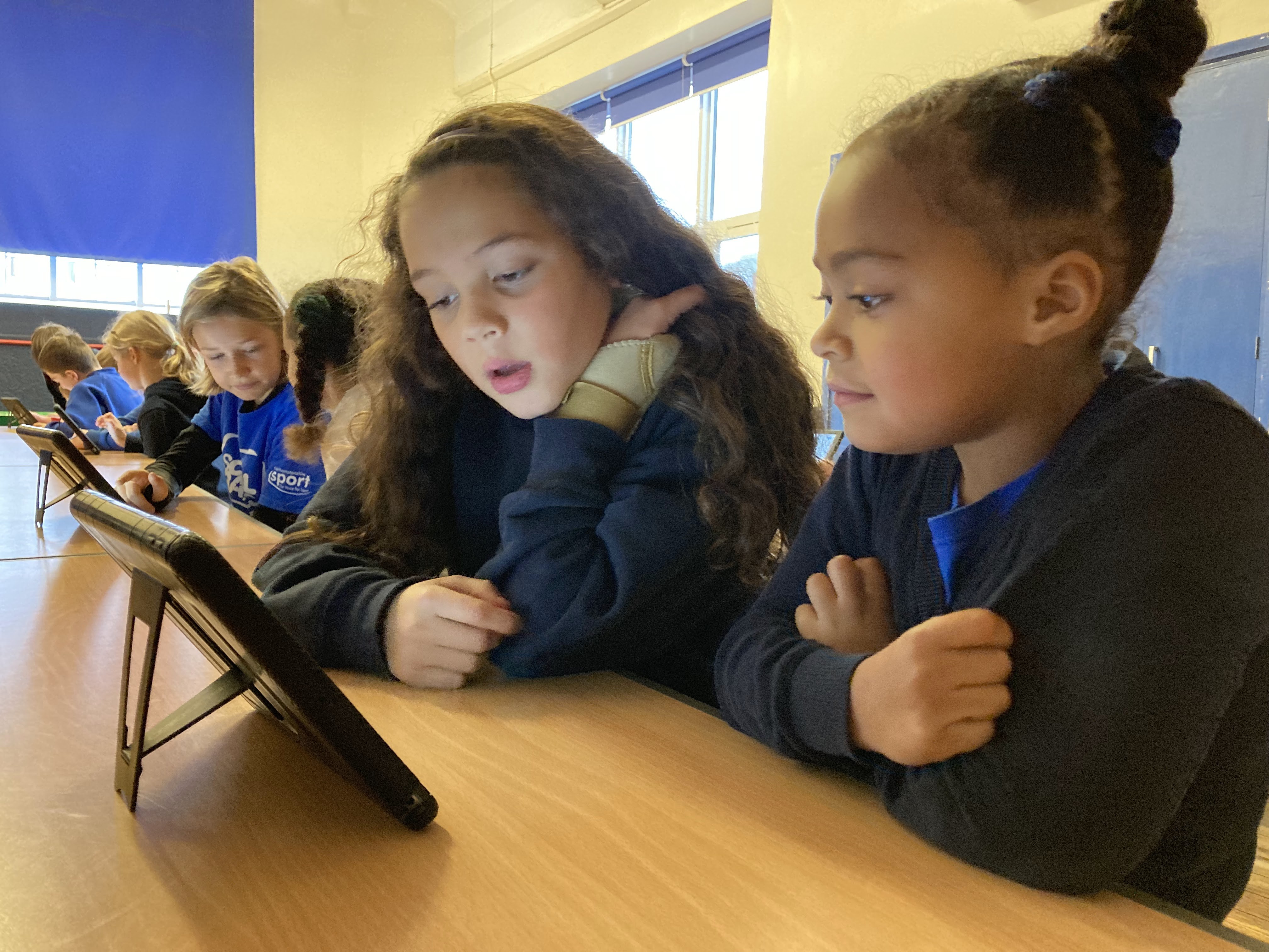 Children Learning with Tablet Devices