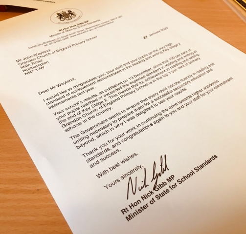 nick gibb letter