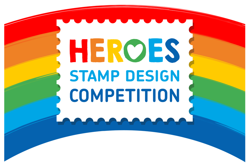 heroes stamp design